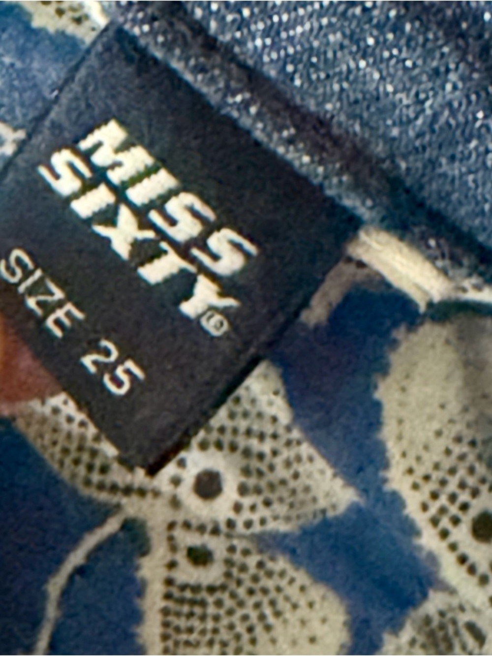 Miss Sixty Low Rise Skinny Jeans Size 25 Distressed Y2K Grunge Punk Denim - Picture 8 of 12